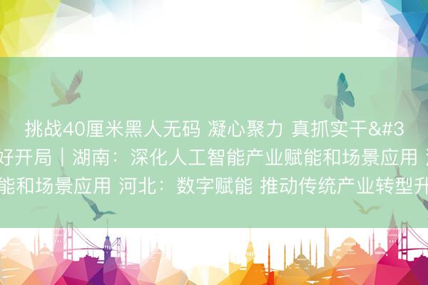 挑战40厘米黑人无码 凝心聚力 真抓实干 奋力实现“十五五”良好开局|湖南:深化人工智能产业赋能和场景应用 河北:数字赋能 推动传统产业转型升级