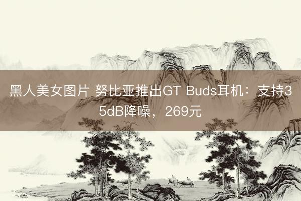 黑人美女图片 努比亚推出GT Buds耳机：支持35dB降噪，269元
